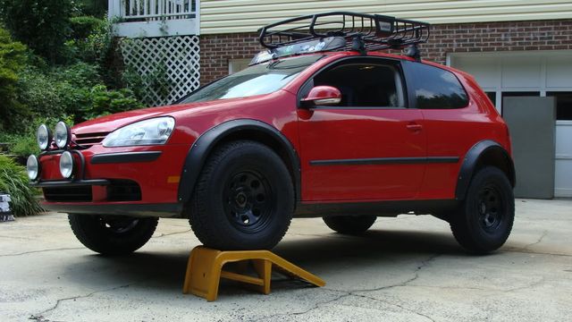 lifted vehicle