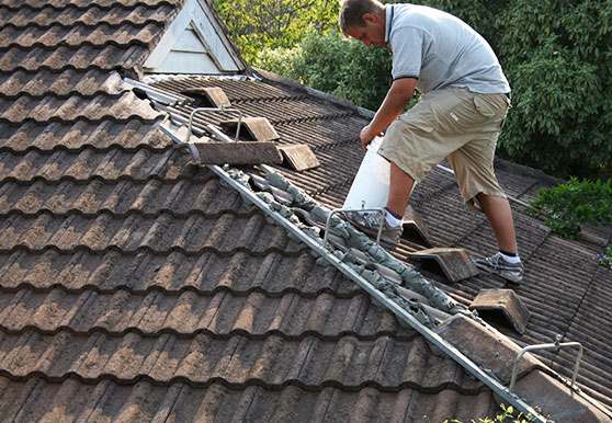 Roof covering repair